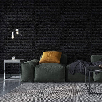 Wallpaper for Walls 3D Self Adhesive - Black