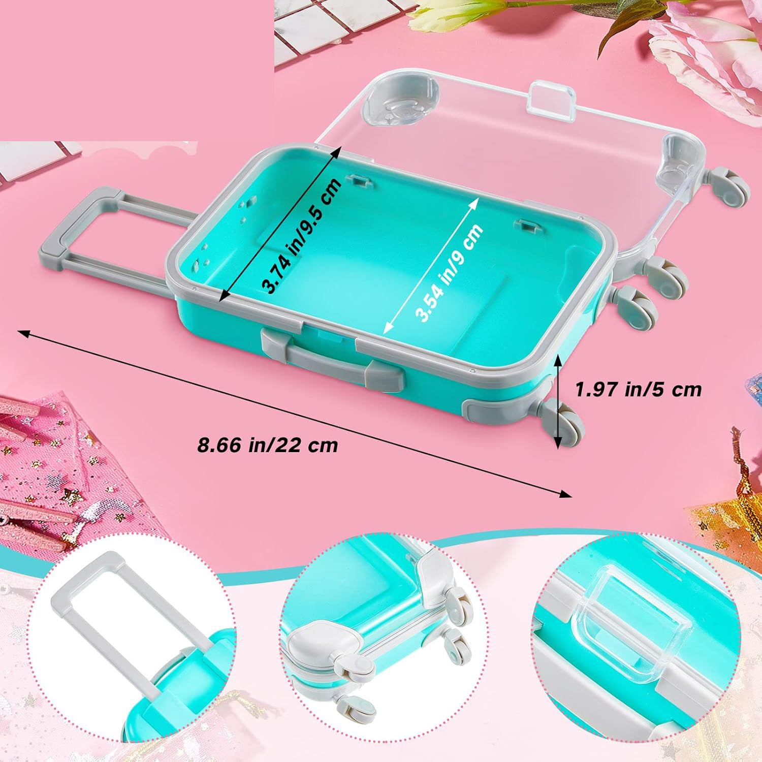 Mini Suitcase Gift Box for Jewelry & Cosmetics – Muticolor