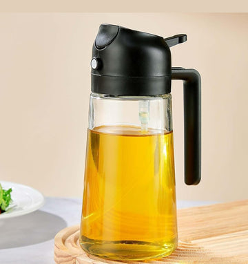 Glass Oil Sprayer for Cooking with Oil Dispenser