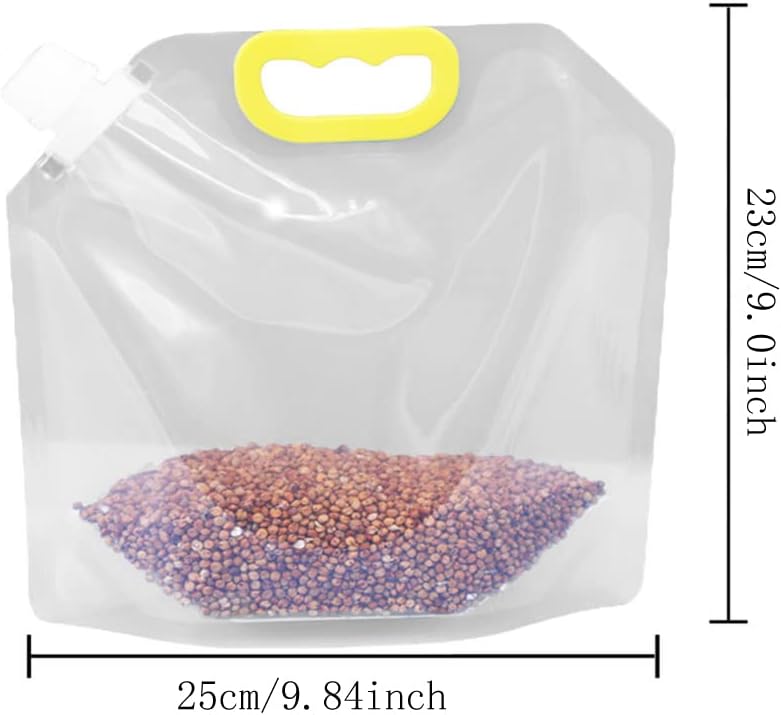 1.5L Grain Moisture-proof Sealed Bag - Transparent