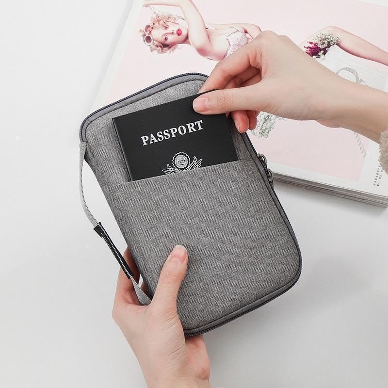 Passport Holder with  Credit Cards Cover for Travel