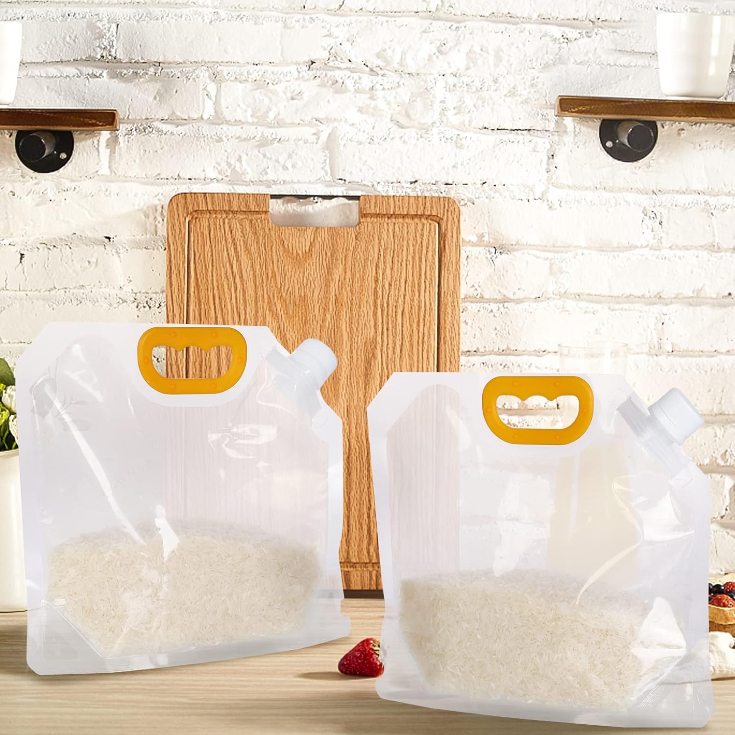 1.5L Grain Moisture-proof Sealed Bag - Transparent