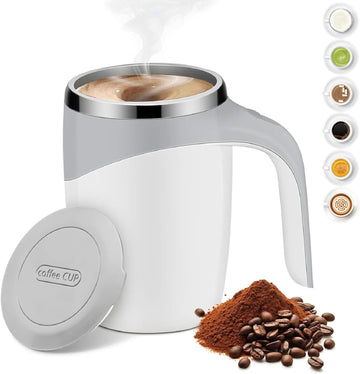 Self Stirring Coffee Mug 380ml - Multicolor