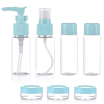 Refillable Travel Bottles Kit 7 Piece