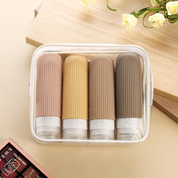 Travel Bottles for Toiletries Pack of 4 - 100ml Each